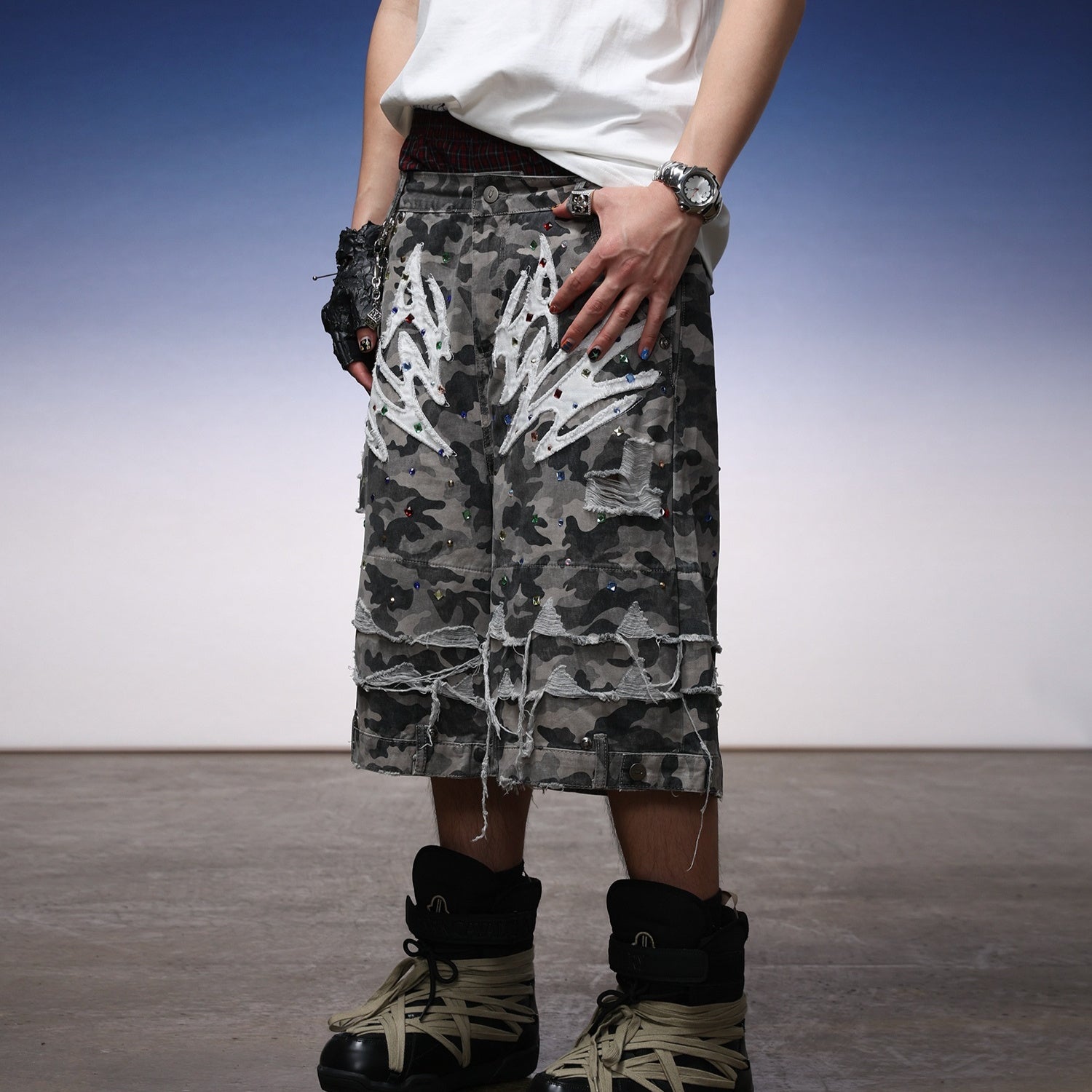 Men's Plus Size Cotton Summer New Cargo Shorts