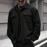 Men's Casual Jacquard Jacket