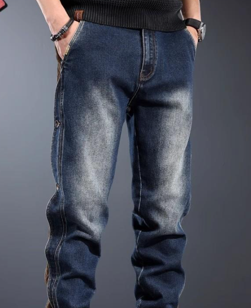 American-style Patchwork jeans