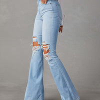 Fashion Temperament Wide-leg Jeans Women