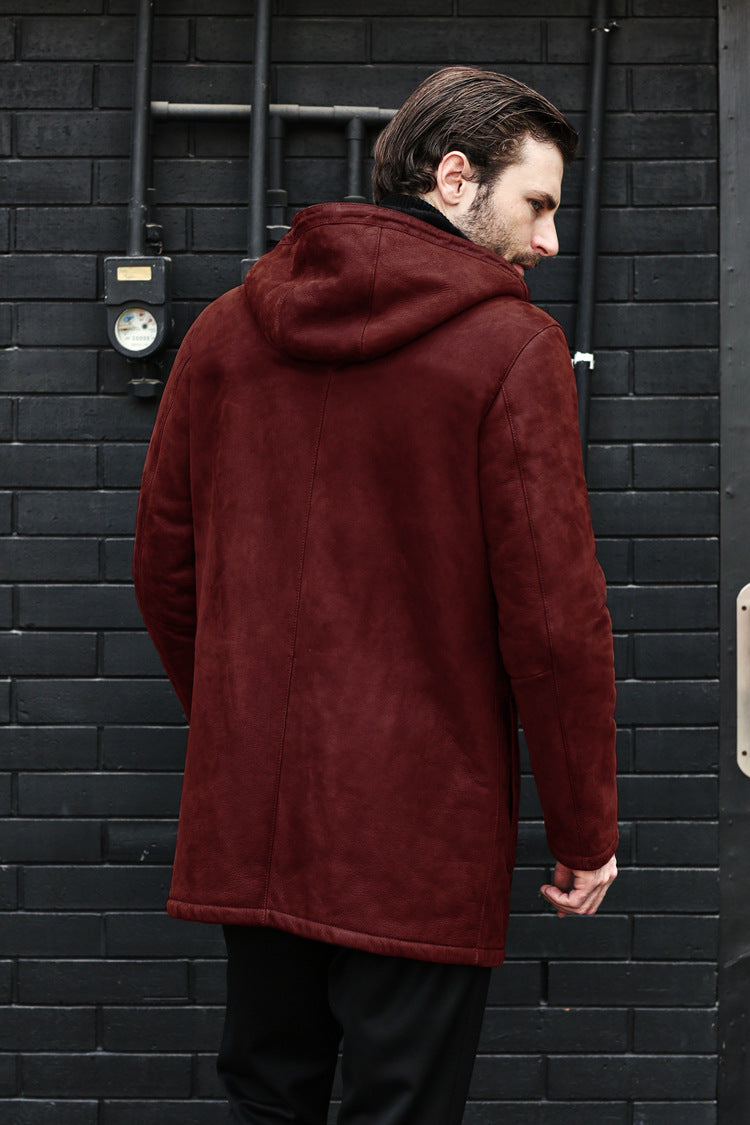 Casual Fleece Hooded Jacket For Men