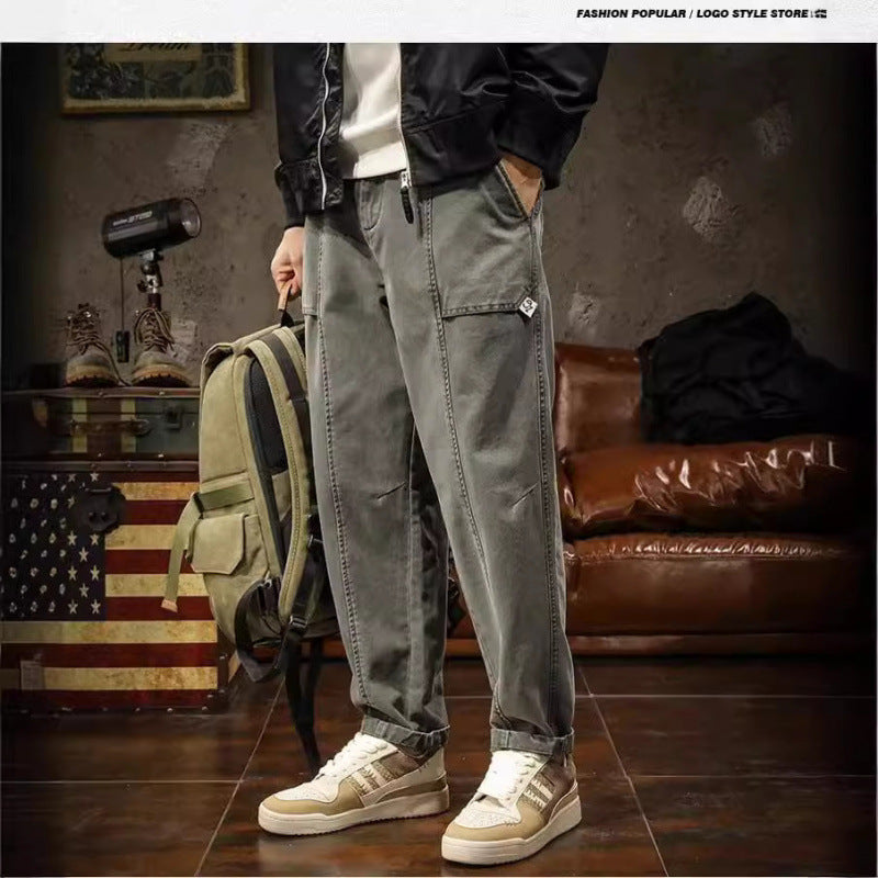 Men's Casual And Loose Retro Pants