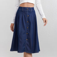 Womens Casual Denim Skirt