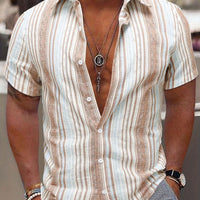 Anti-wrinkle  Men's Short Sleeve Shirt
