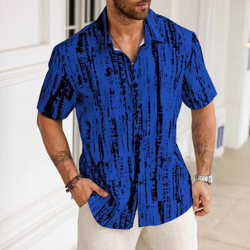 Anti-wrinkle  Men's Short Sleeve Shirt
