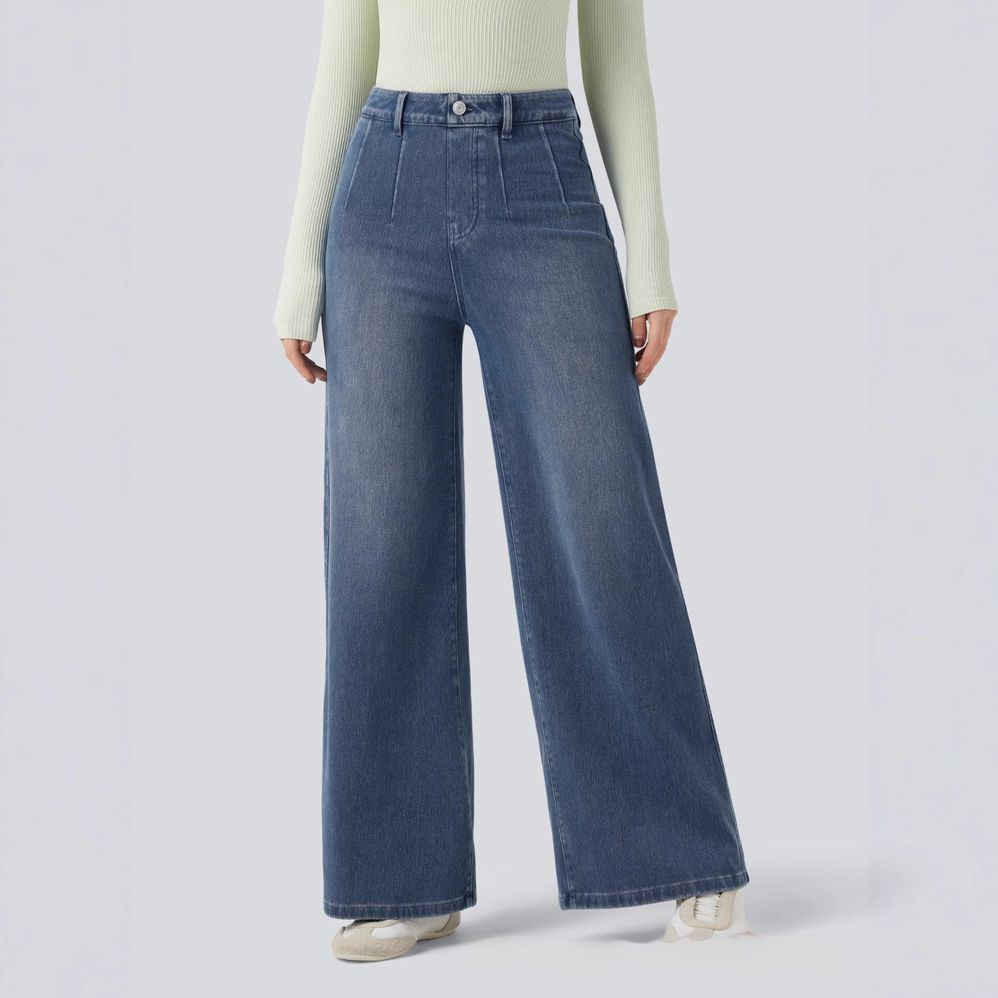 Mid-rise Casual Denim Jeans