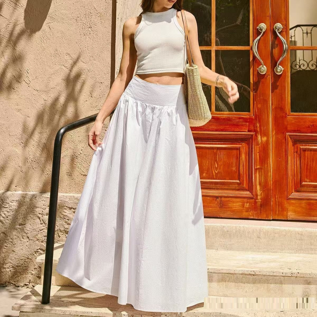 High-waisted Casual Womens Skirt