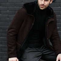 Casual Fleece Hooded Jacket For Men