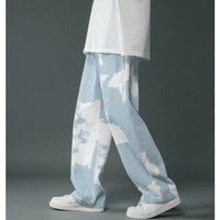 Tie Dyed Denim Pants
