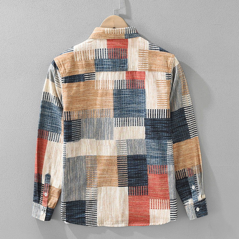 Fashion Printed Long Sleeve Shirt