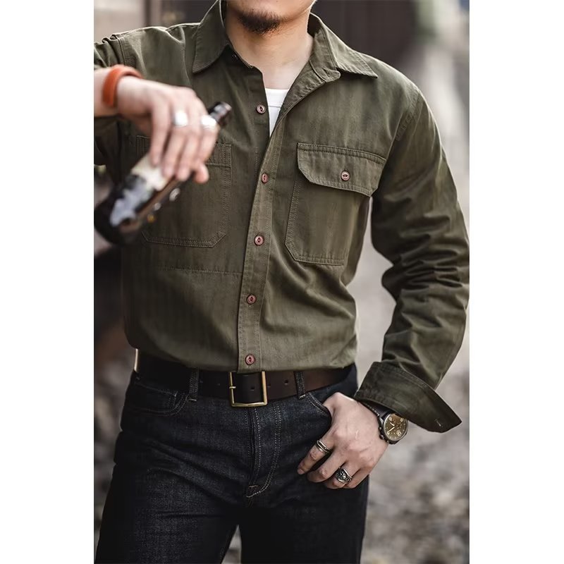 Men'sLong-sleeved Shirt