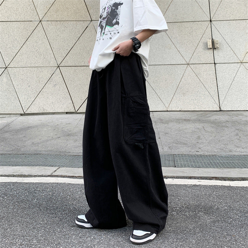 Straight-leg, Oversized Pants