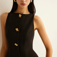 Elegant Pleated Dress