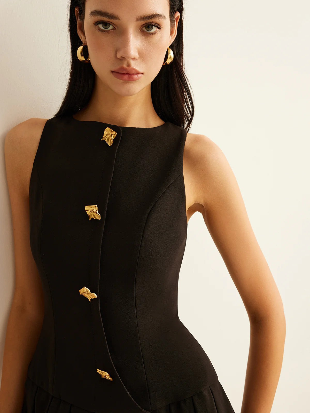 Elegant Pleated Dress