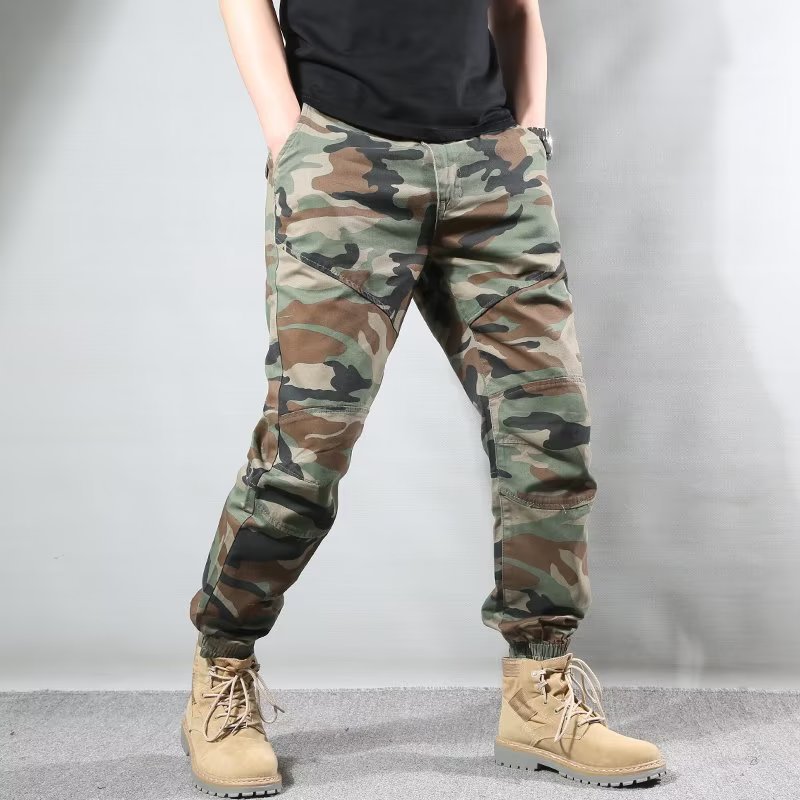 Retro Camo Ankle-Fit Pants