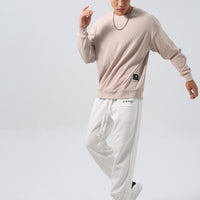 Striped Sports Hoodie With A Relaxed Fit And Dropped Shoulder Sleeves