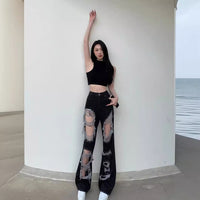 Womens Straight-leg Jeans