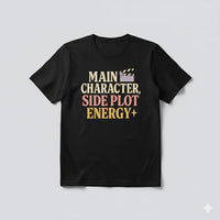 Mens Solid-Color Printed Cultural Shirt