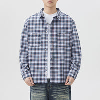 Fashion Fashion Brand Plaid Shirt High Quality Can Be Long Sleeves Inner Wear Coat