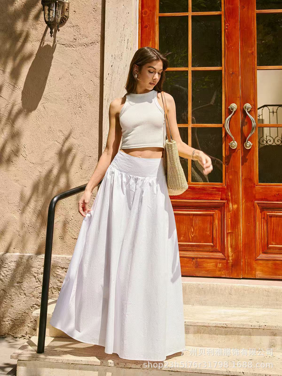 High-waisted Casual Womens Skirt