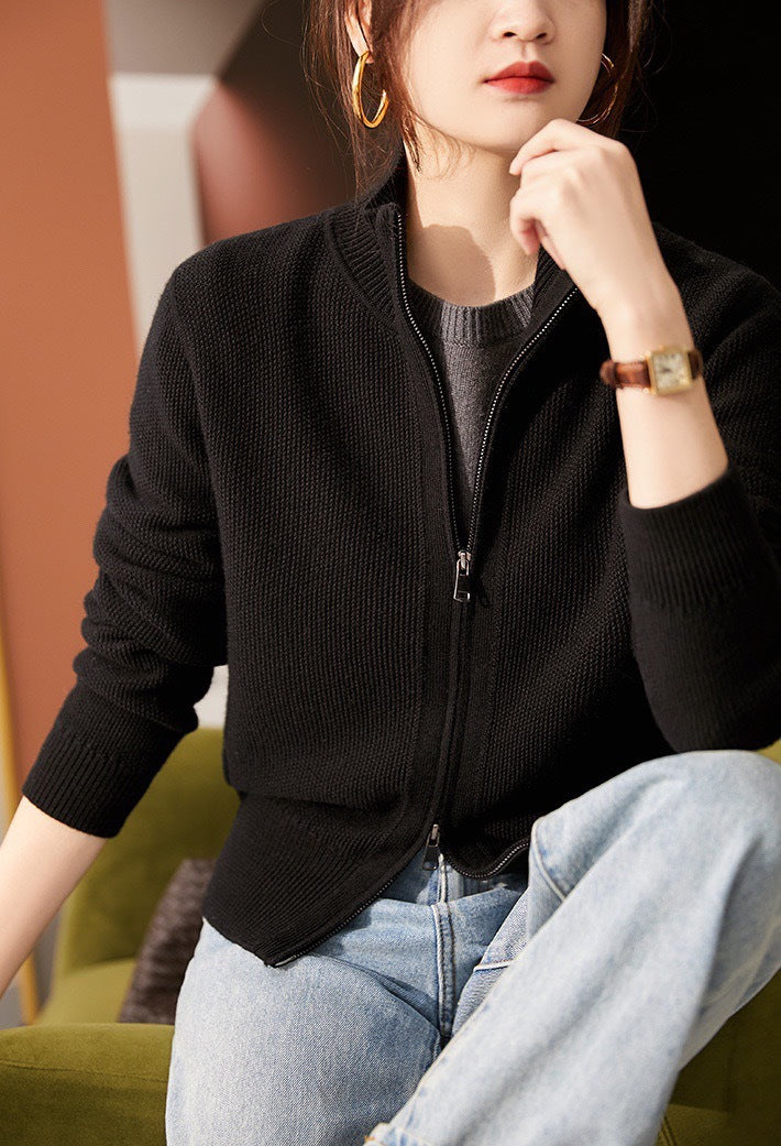 Wool Knit Cardigan