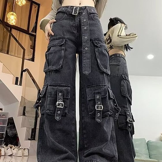 Womens Straight-leg Casual Pants
