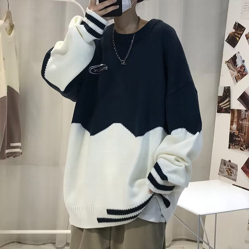 Autumnwinter Crewneck Sweater For Men