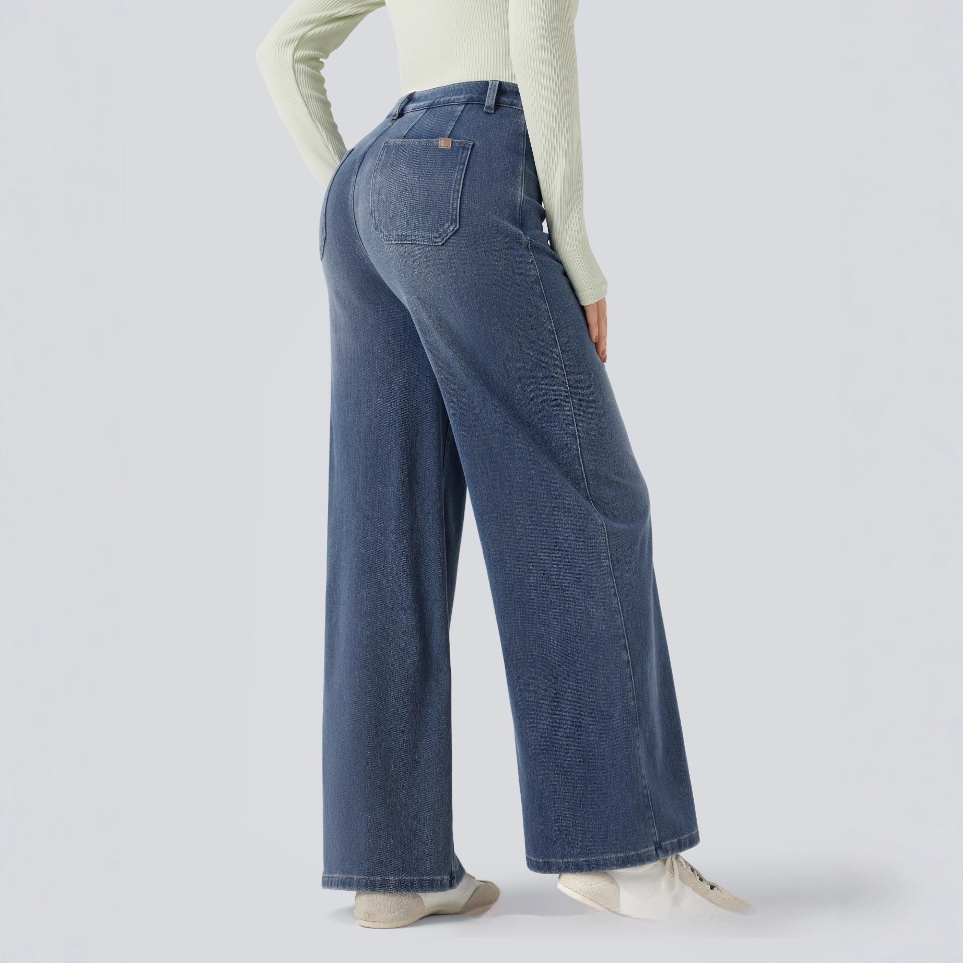 Mid-rise Casual Denim Jeans