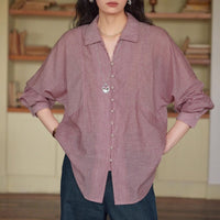 French-striped Sun-protection Shirt