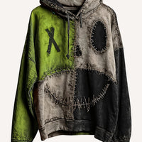 Fashion Casual Printed Polyester Sweater