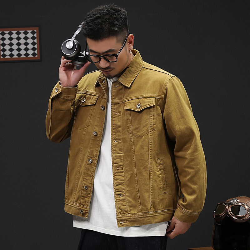 Loose-Fit Denim Jacket For Men