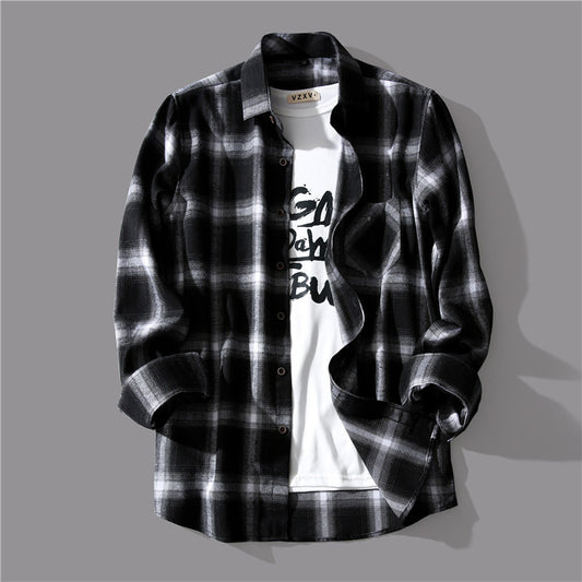 Spring And Autumn Loose Casual Long Sleeves Shirt