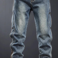 American-style Patchwork jeans