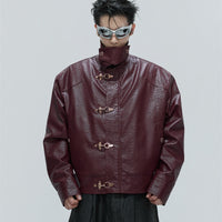 Padded Leather Jacket
