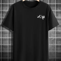 Retro Loose-fit Short-sleeve Printed T-shirt