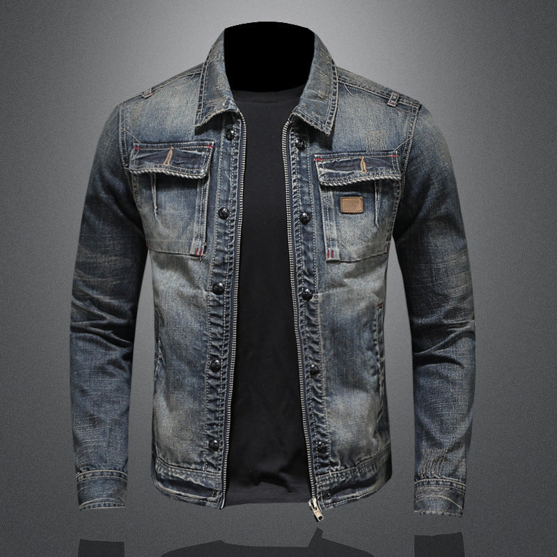 Mens Vintage Classic Denim Jacket