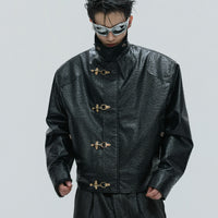 Padded Leather Jacket