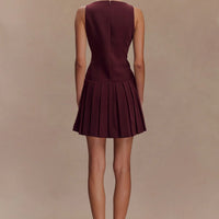 Elegant Pleated Dress