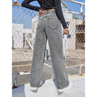 Womens Loose-fit Denim Jeans