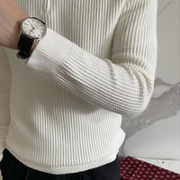 Knitted Polo Sweater With Thermal
