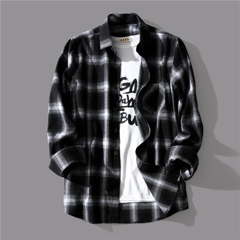 Spring And Autumn Loose Casual Long Sleeves Shirt