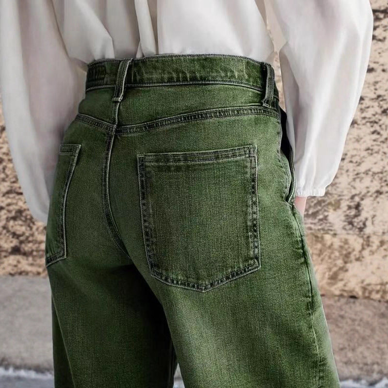 Womens Relaxed-fit Casual Jeans