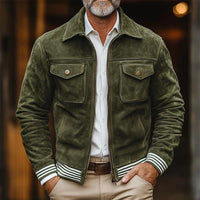 Retro Suede Jacket For Men