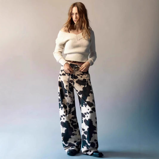 Womens Retro Denim Jeans