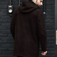 Casual Fleece Hooded Jacket For Men