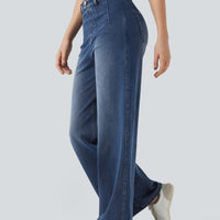 Mid-rise Casual Denim Jeans