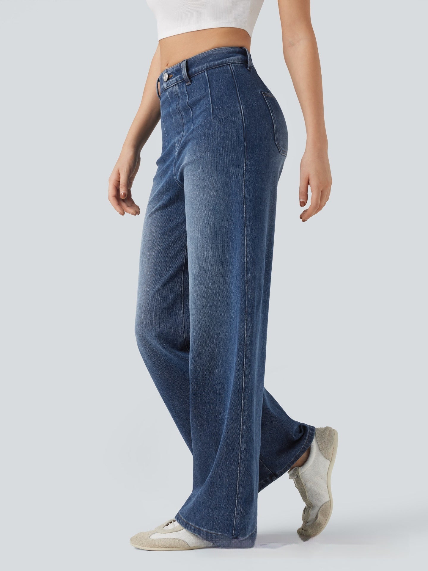 Mid-rise Casual Denim Jeans