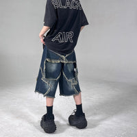 Frayed Denim Shorts