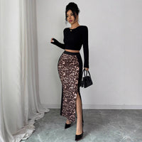 Womens Bodycon Split Skirt