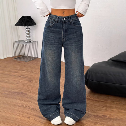 Womens Retro Denim Jeans